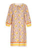 gaya Women Dress in Yellow Multicolor