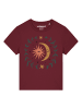 wat? Apparel T-Shirt Love and flex in Weinrot