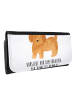 Mr. & Mrs. Panda Brieftasche Damen Hund Flauschig mit Spruch in Weiß