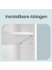 VASAGLE Garderoben-Set in Weiß - (B)40 x (H)11 x (T)7 cm