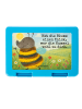 Mr. & Mrs. Panda Lunchbox Hummel flauschig Design mit Spruch in Weiß