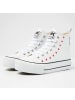British Knights Sneaker Kaya mid in weiss/rote herzen