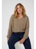 KAFFE curve Langarm-Bluse KCami Regular fit in Morel