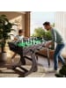 relaxdays Spieltisch "4 in 1" in Schwarz - (B)106,5 x (H)85,5 x (T)61 cm