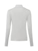 comma Langarmshirt in hellgrau