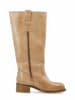 Cashott Stiefel CASVILMA in Dark Tan