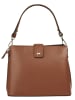 Cluty Handtasche echt Leder in cognac