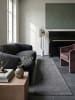 KADIMA DESIGN Teppichläufer Geometrisch Antirutsch pflegeleicht Wohnzimmer Flur in Anthrazit