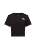 The North Face T-Shirt Simple Dome Cropped in schwarz weiß - 0005