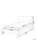 Beliani Kinderbett FITOU in Rosa/Dunkler Holzfarbton - (W) 100 x (H) 87 x (L) 214 cm