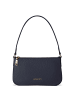 Lazarotti Bologna Leather Schultertasche Leder 22 cm in navy
