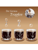 LEONARDO 3er Set Espresso-Set mit Untersetzer Gocce 60 ml in transparent