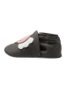 Yalion Leder-Krabbelschuhe in Grau