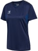 Hummel Hummel T-Shirt Hmlauthentic Multisport Damen Atmungsaktiv Schnelltrocknend in MARINE