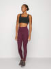 girlfriend collective Hosen High-rise in Plum