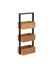 relaxdays Badregal in Natur - (B)28,5 x (H)67 x (T)15 cm