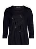 Betty Barclay Basic Shirt mit Placement in Schwarz