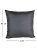 JACK 1x Outdoor Kissenhülle 45x45cm Uni in Anthrazit