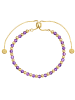 Glanzstücke München Armband Sterling Silber gelbgold Amethyst in gelbgold