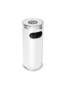relaxdays Standaschenbecher in Silber - (H)75 cm
