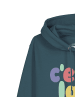 wat? Apparel Sweatshirt c'est la vie in Petrol