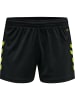 Hummel Hummel Shorts Hmlcore Multisport Damen Atmungsaktiv Schnelltrocknend in BLACK/LIME POPSICLE