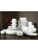 Seltmann Weiden 6er Set Milchkaffeeuntertassen Rondo/Liane ø 16 cm in weiß