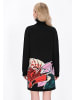 IZIA Women Dress in black multicolor