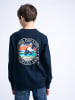 Petrol Industries Sweater mit Aufdruck Scoot in Blau