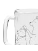 Mr. & Mrs. Panda Bierkrug Bär Kind ohne Spruch in Transparent