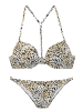 LASCANA Push-Up-Bikini in Tierdruck