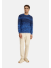 hajo Pullover 'Jacquard' in blau