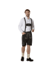 tectake Lederhose Jannis in schwarz