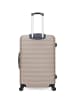 BlueStar Großer Hartschalenkoffer LONDON in Beige (95L)