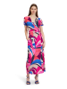 Betty Barclay Jerseykleid kurzarm in Pink/Blue