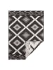 NORTHRUGS Indoor Outdoor Wendeteppich Malibu in Schwarz Creme
