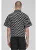 Urban Classics Short Sleeve Shirt in blacklasercheck