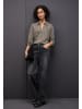 Street One Bluse in beige schwarz