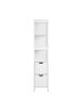 SoBuy Badezimmerschrank in Mattweiß - (W) 36 x (H) 145 x (L) 99 cm