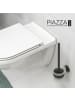 bremermann Bad-Serie PIAZZA BLACK - WC-Garnitur ca. 11,5 x 35 x 14,5 cm (B/H/T)