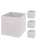 MCW 4er-Set Faltbox C21, Weiß