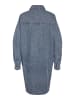 Noisy may Oversize Jeanskleid Hemdkragen Brusttaschen in Blau-3