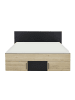 CALICOSY Bett SWIVE in Schwarz - (W) 160  x (H) 80  x (L) 194  cm