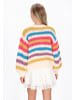 IZIA Sweater in offwhite multicolor