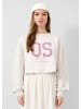 QS Sweatshirt in 02D0_creme