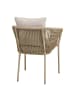 ebuy24 Gartenstuhl Selina Sandfarben 4er Set