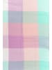 styleBREAKER Karo Schal in Mint-Flieder-Beige