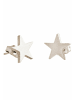 Gemshine Ohrringe Sterne in silver coloured