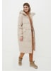Finn Flare Mantel Steppung in beige