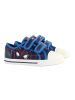 Geox Kilwi Canv+Geobuck Sneaker mit Klettverschluss für Kinder Blau